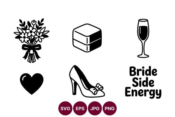 Bride Side Energy Wedding Icons Bouquet: A Designer's Guide