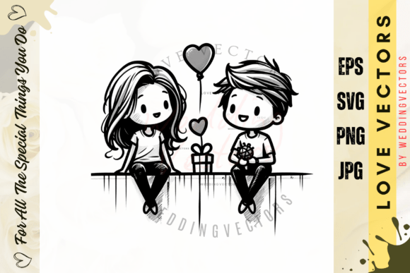 C56: Capturing Romance in Modern Vector Art