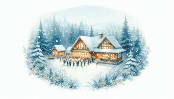 Designing a Winter Wonderland: The Snowy Lodge Wedding Aesthetic