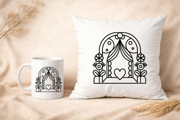Elegant Wedding Decor: The Archway Floral Heart Icon Explained