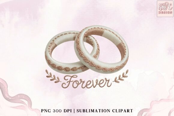 Forever Interlocked Yarn Wedding Rings Clipart for Creative Projects