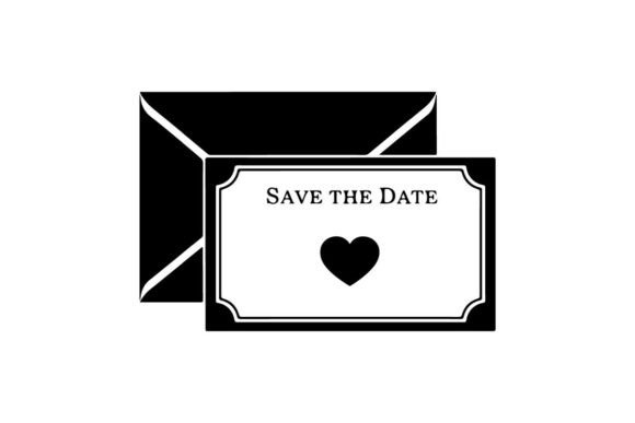 Save the Date Wedding Invitation Card Ve: Modern Elegance for Your Designs