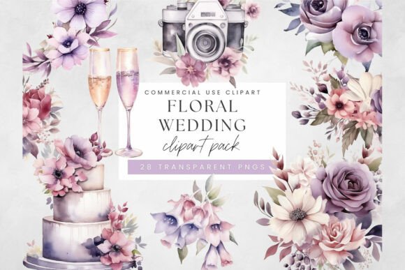 Soft Purple Florals for Elegant Wedding Designs