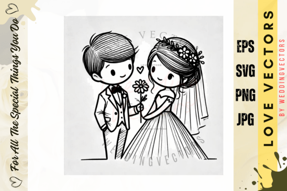 Wedding Couple and Love Vectors - C650: A Designer's Guide