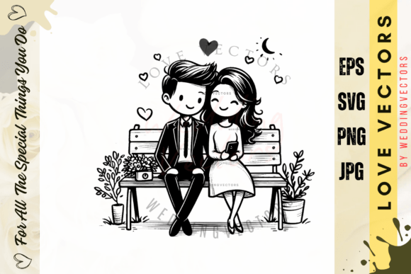 Wedding Couple and Love Vectors - C684: A Designer's Guide